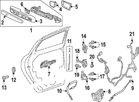 Gm 13563177 Genuine Handle Outside