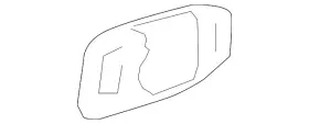 15105126 Gm Emerald Jewel Metallic Front Passenger Side Exterior Door Handle