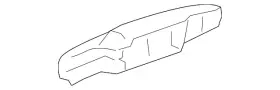 84053444 Gm Genuine Black Front Passenger Side Exterior Door Handle