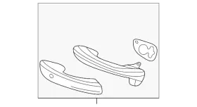 13548519 Gm Genuine Parts Handle Outside