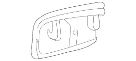 19120101 Gm Genuine Parts Oem New 02-09 Chevrolet Gmc Buick Envoy Rear Driver Side Door Handle