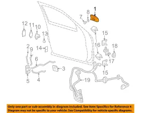 19245506 Gm Oem Oem-outside Exterior Door Handle Right