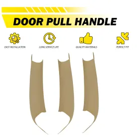Jz-ith029 Greatautopartsauxi Interior Door Handle Cover Pull Trim Beige For Bmw X3 X4 F25 F26 2010-2017