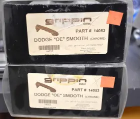 14053 Grippin Billet #14053 Door Handles Dodge Inch Oe Smooth - Chrome Finish Usa Made