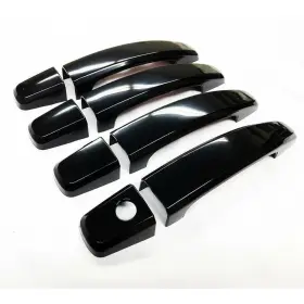 Clcruza-1661-s Heit For Chevrolet Cruze Malibu Sonic Volt Aveo Camaro Gloss Black Door Handle Covers