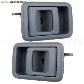 10003414 Higher-autoparts For 2001-2004 Toyota Tacoma Gray 2 Pcs Front Left And Right Interior Door Handles