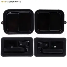 10003435 Higher-autoparts For 1997-2004 Jeep Wrangler 4 X Front Left Right Exterior And Interior Door Handle
