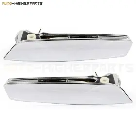 10003487 Higher-autoparts 2pcs Inner Chrome Door Handle Front/rear Right Left For 08-13 Chevy Silverado