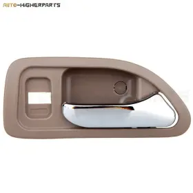 10003559 Higher-autoparts For 1994-1997 Honda Accord Chrome Beige Interior Door Handle Rear Right Side