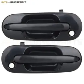 9948830 Higher-autoparts 2 Pcs For 1997-2001 Honda Cr-v Black Exterior Door Handles Front Right Left Side