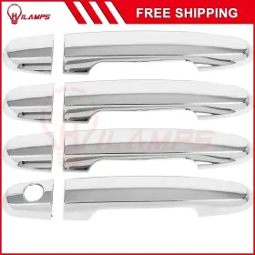 12267086 Hilamps Fits 2003-2013 Toyota Corolla Door Handle Cover Chrome Front Rear Left Right 12267086 Hilamps Fits 2003-2013 Toyota Corolla Door Handle Cover Chrome Front Rear Left Right