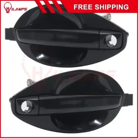 12296059 Hilamps 2 Door Handle Exterior Catch Front Passenger Driver For 03-08 Hyundai Tiburon