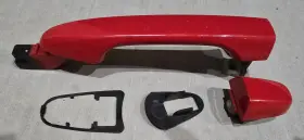 390865 Honda 2012 Civic Coupe Passenger Door Handle Exterior Assembly Red