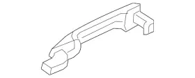 72181-tr0-a11ze Honda Genuine Handle Outside
