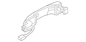 72181-trv-a71zg Honda Genuine Exterior Door Handle