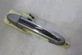 129-50945cr Hyundai 2008 Santa Fe Right Passenger Side Rear Door Handle Gray Chrome E1