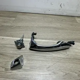 129-51104al Hyundai Driver Door Handle Exterior Chrome Fits 13-18 Santa Fe Oem 2014