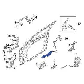 82655l1200 Hyundai Oe For Sonata 20-25 Front Left Exterior Door Handle Base