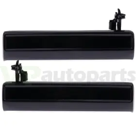 Ig81237101l Ignition 2x Door Handles For Jeep Wrangler 1997-2006 Front Right Exterior Black