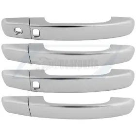 Im164013s01 Imcarparts Chrome Door Handle For Nissan Altima 07-12 Covers With Smartkey Hole Cutout