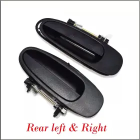 6924012140 Isance Fits Toyota Corolla Prizm Outside Handles Rear Lh Rh Driver Passenger Set 2pcs
