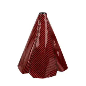 Jdm 513884142874 Carbon Fiber Red Shift Boot Stitch For Gear Cover Shifter Knob