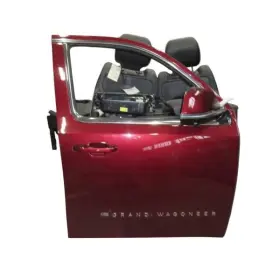 120.ch9823 Jeep 2023 Grand Wagoneer Front Passenger Door Assembly Panel Glass Prv Red