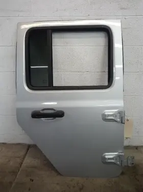 130-10208dr Jeep 3.0 3.6 Oem Silver Rear Passenger Door Assembly With Glass For Wrangler Gladiator