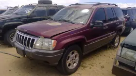 55136351ab Jeep Used Front Exterior Door Handle Fits 2001 Grand Cherokee L. Mat