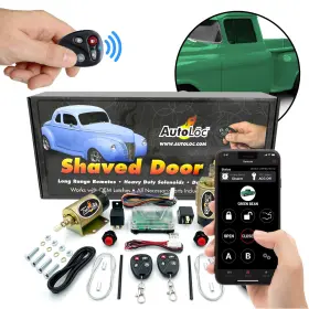 Jlm90566 Johnny Law Motors 4 Function 50 Lbs Remote Shaved Door Popper Kit Streetrod Camper Scta Backup