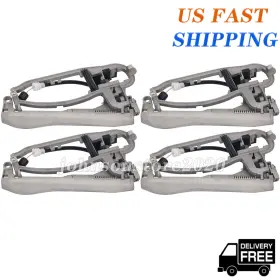 Johnsonstore2020 Tl19485q New Set Of 4 Door Handle Carriers Front And Rear For Bmw E53 X5 2000-2006