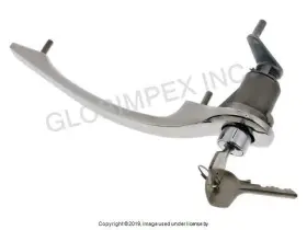 1687100970 Jp Group Dansk For Porsche 1965-1967 Outside Door Handle - Chrome L / Dr Side