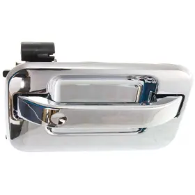 Karparts360 196600344436 For Ford F-150 2004-2014 Exterior Door Handle Front Passenger Side Chrome