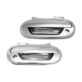 Karparts360 197951543004 For Ford Expedition 1997-2002 Exterior Door Handle Driver And Passenger Side Pair
