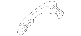82661-s9801 Kia Genuine Handle Outside