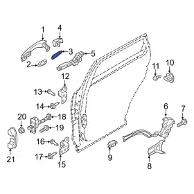 82654s9000 Kia Oe For Sorento 2021-2025 Exterior Door Handle Pad