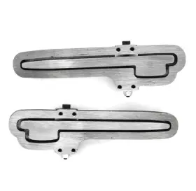 Kd480870 Kindig-it Design Square Style Smooth Door Handles Bare Metal Paintable