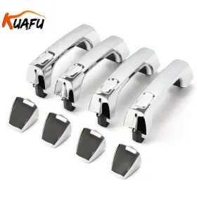 Flm000002579 Kuafu For Hummer H3 H3t 2006-2010 07 Chrome Outside Door Handle Front Rear Left Right