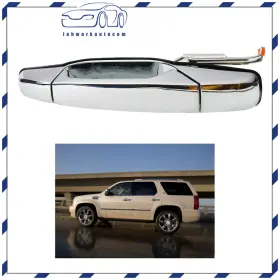 La1172946cm Labworkauto Chrome Silver Rear Driver Side Left Door Handle For Cadillac Escalade 2007-2011