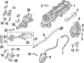 535123460 Land-rover Genuine Handle Outside