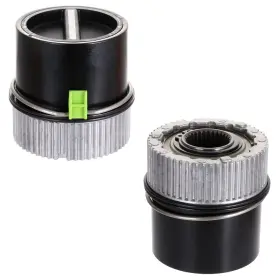 12450519 Luxfineparts 2pcs 4wd Automatic Locking Hubs Fit For 1999 2000-2004 Ford F-250 Super Duty