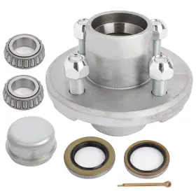 12506889 Luxfineparts 2500 Lbs Axle 44649 X Hub 4 On Inch For Bearings With Trailer Galvanized