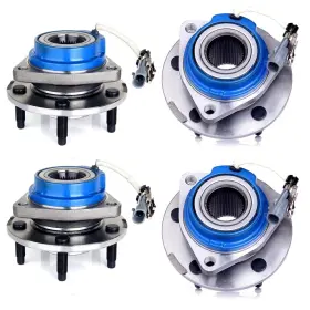 Luxfineparts 12523714 4pcs Awd Front Rear Wheel Hub Bearing Fit For Pontiac Montana Buick Rendezvous