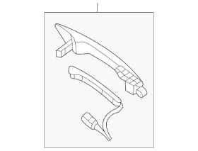 Bdts-59-410b-13 Mazda Genuine Handle Outside