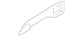 Gj6e-58-410p-01 Mazda Genuine Handle Outside