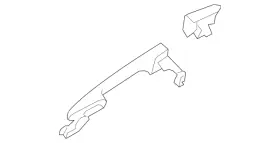 Gs1e-58-410k-40 Mazda Genuine Handle Outside