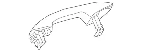 099-760-20-01-9859 Mercedes-benz Genuine Door Handle