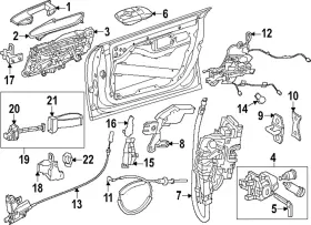 Mercedes-benz 099-760-31-05-7956 Genuine Mercedes-benz Door Handle