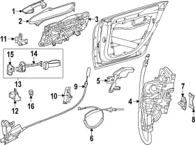 099-760-32-05-7956 Mercedes-benz Genuine Door Handle