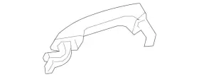 099-760-47-01-64-5890 Mercedes-benz Genuine Door Handle